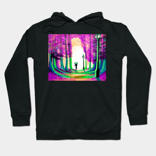 The colours of Spring painting Hoodie by LukjanovArt